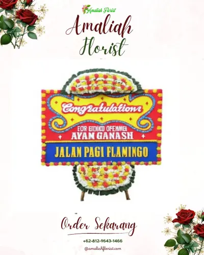 Bunga Papan Congratulation di Dulalowo